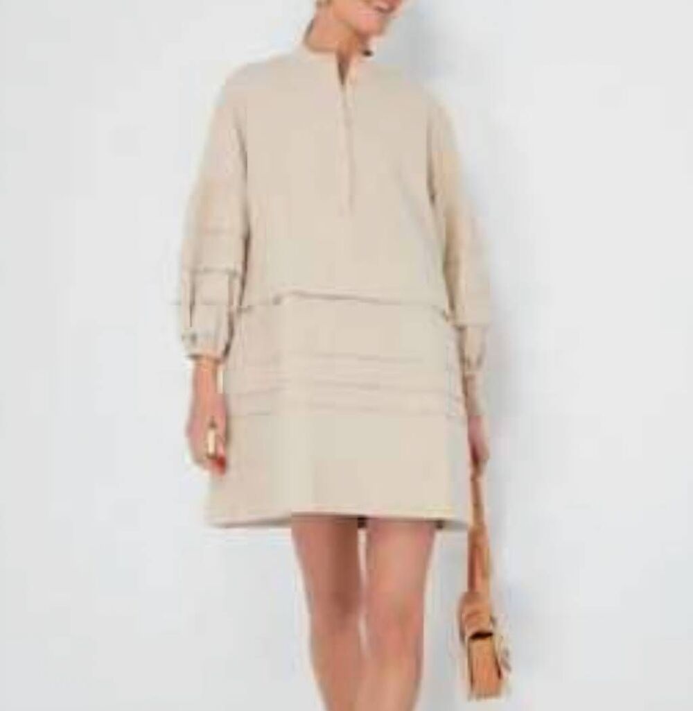 Tuckernuck Pomander Place Chelsea Dress in Khaki Sz Medium